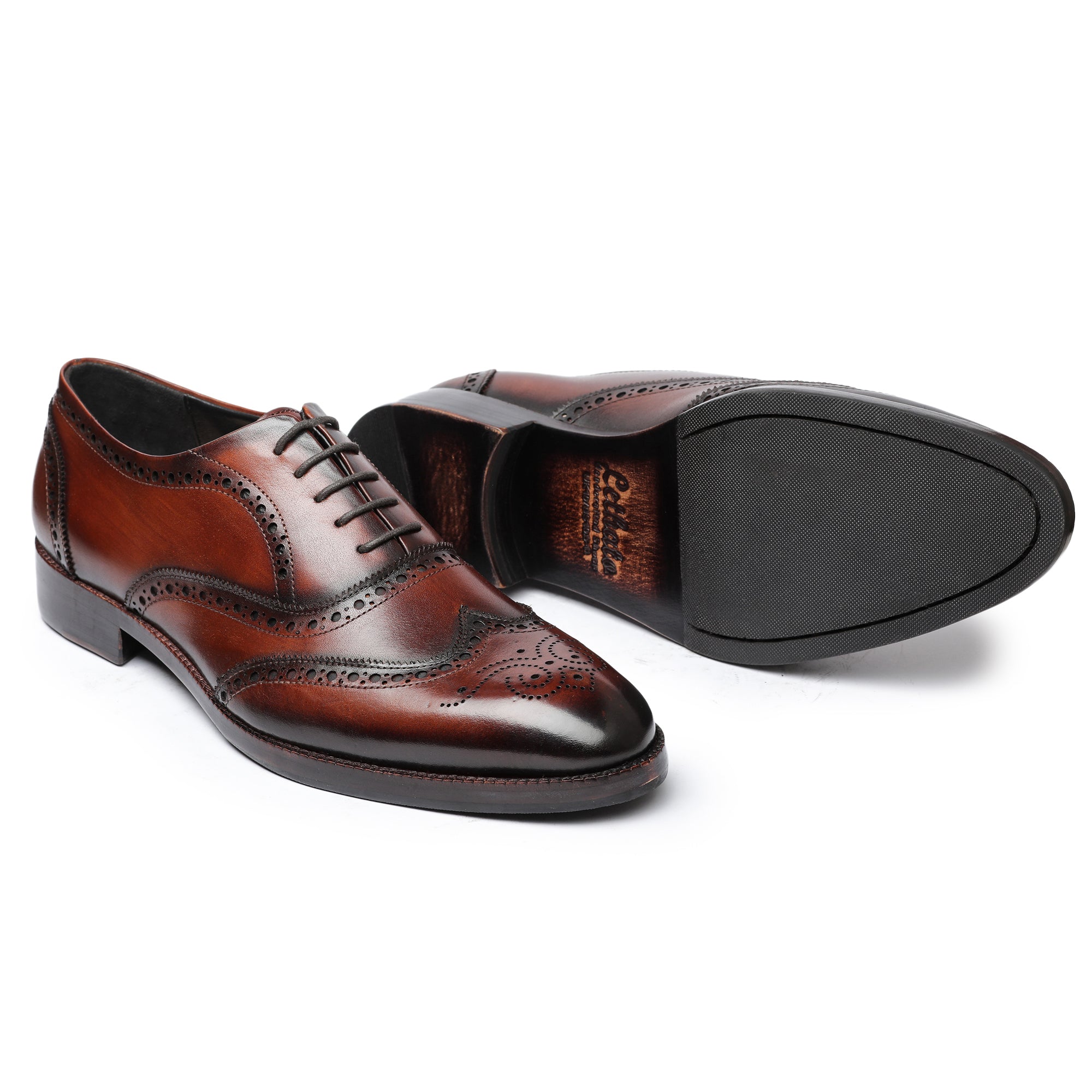 Wingtip Brogue Oxford- Dark Brown | Italian Leather Shoes | Lethato STANDARD / US 13.5-14 / UK 13 / Dark Brown Wingtip Brogue Oxford- Dark Brown | Italian Leather Shoes | Lethato STANDARD / US 13.5-14 / UK 13 / Dark Brown