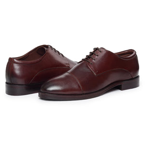 Derby-Schuhe - Braun