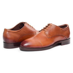 Derby Schuhe - Hellbraun