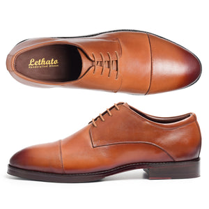 Derby Schuhe - Hellbraun