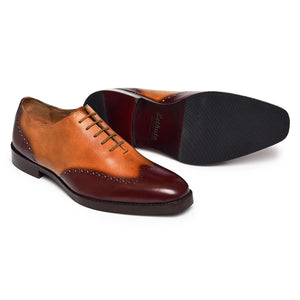 Wholecut Oxfords - Brown & Tan