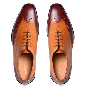 Wholecut Oxfords - Brown & Tan