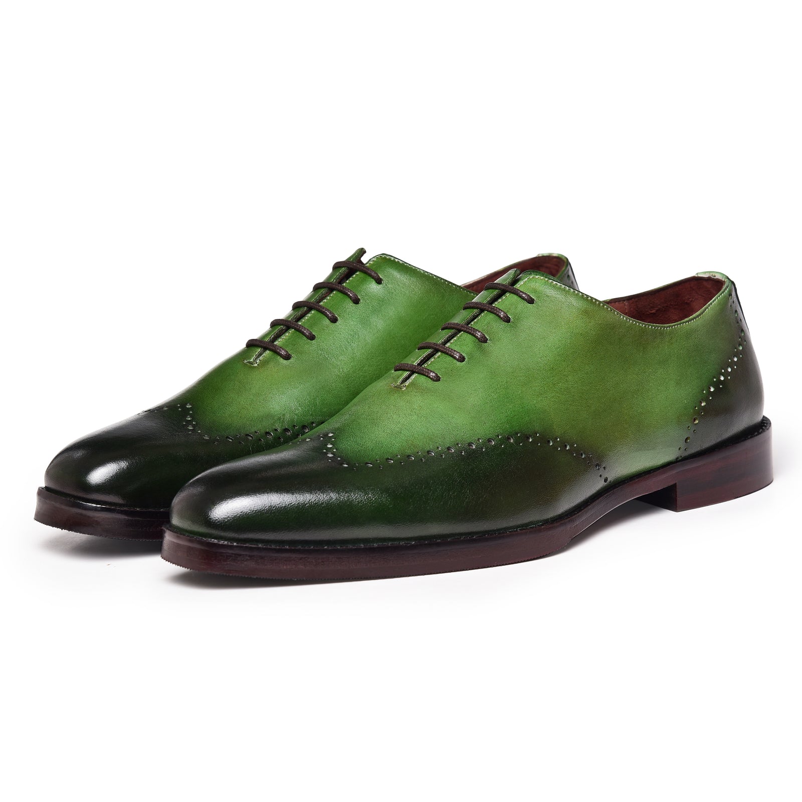 Wholecut Oxfords - Green