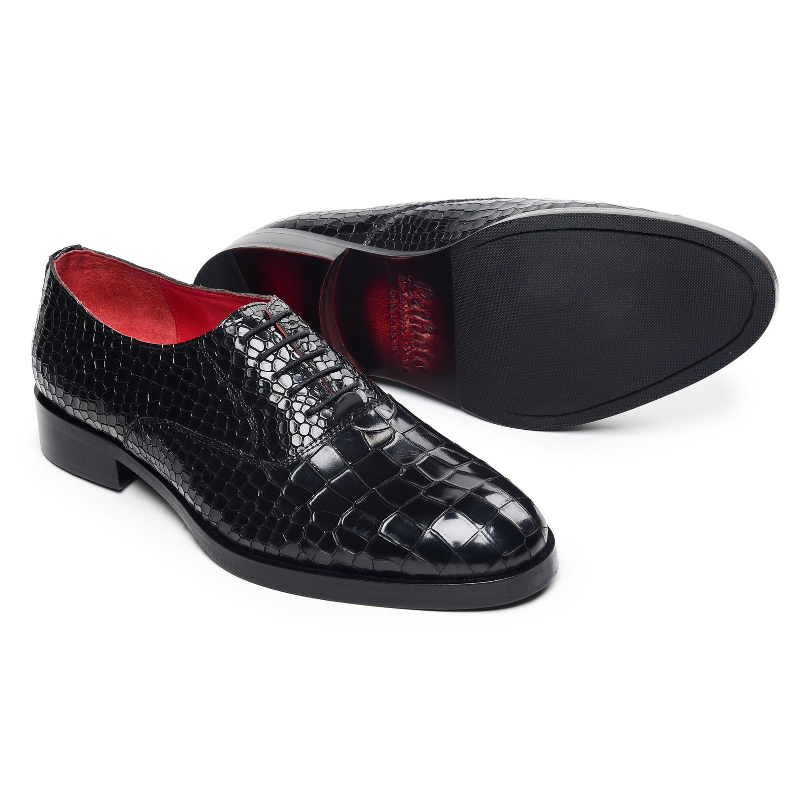 Men's Croc Oxfords - Black