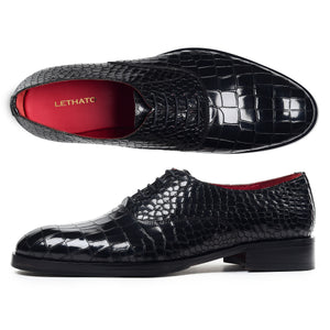 Men's Croc Oxfords - Black