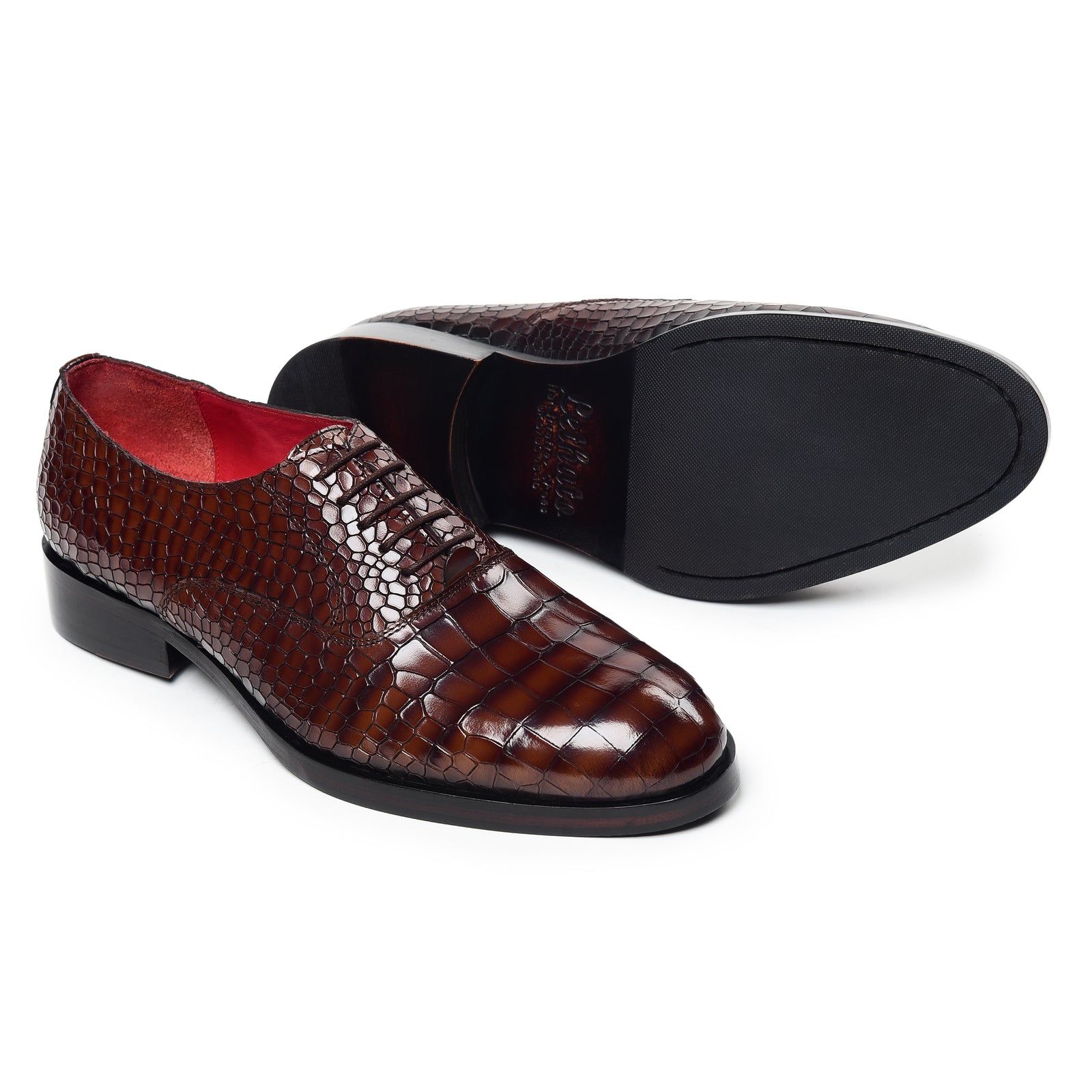 Men's Croc Oxfords - Brown