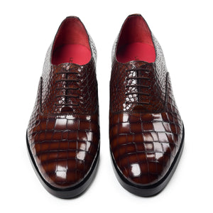 Men's Croc Oxfords - Brown