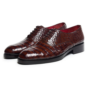 Men's Croc Oxfords - Brown