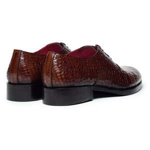 Men's Croc Oxfords - Brown