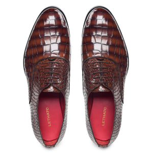 Men's Croc Oxfords - Brown