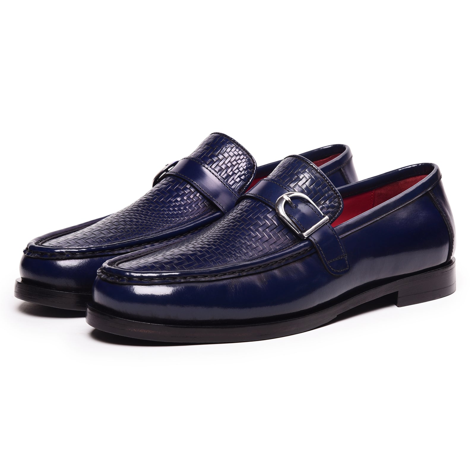 Monkstrap-Slipper – Weinrot