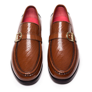 Single Strap Loafers - Tan