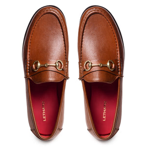 Horsebit Loafers - Tan