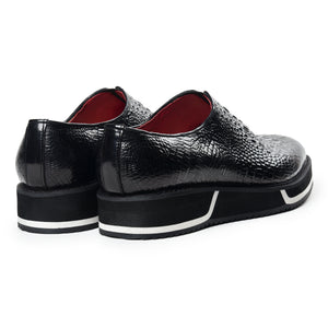 Slip On Designer Sneakers - Croc Black