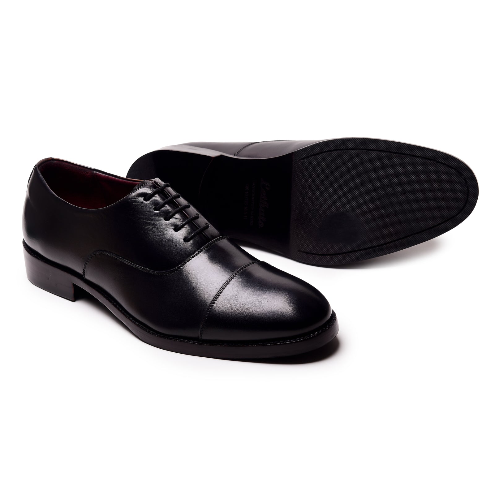 Klassischer Captoe Oxford – Schwarz