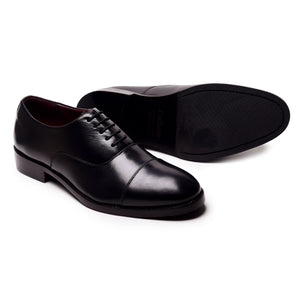 Klassischer Captoe Oxford – Schwarz