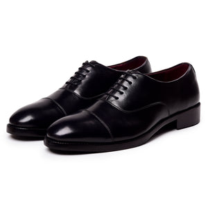 Klassischer Captoe Oxford – Schwarz