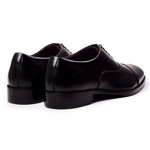Klassischer Captoe Oxford – Schwarz
