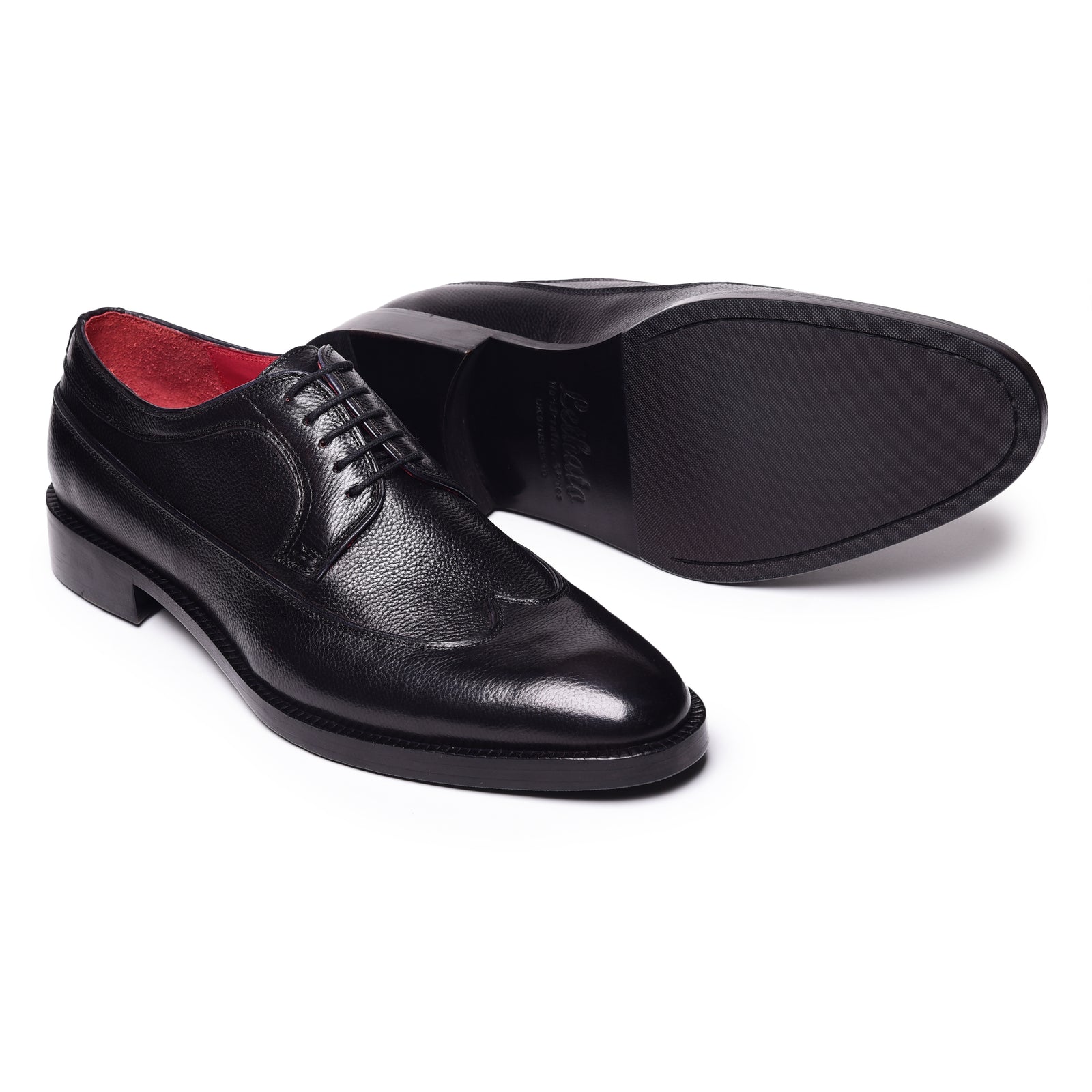Wingtip Milled Derby - Black