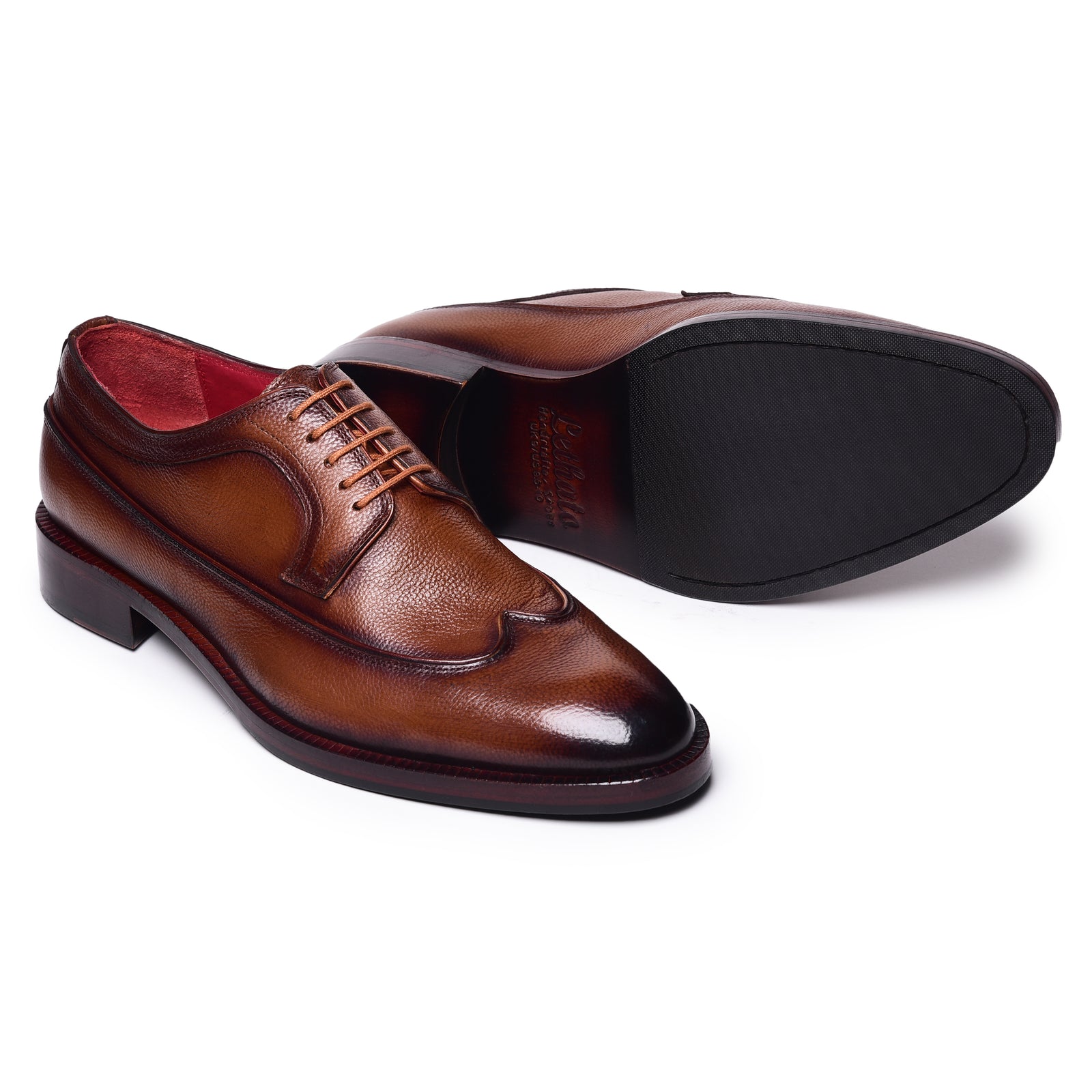 Wingtip Milled Derby - Brown