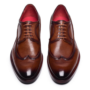 Wingtip Milled Derby - Brown