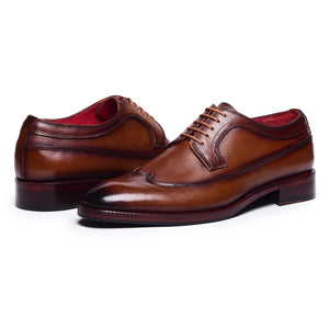 Wingtip Milled Derby - Brown