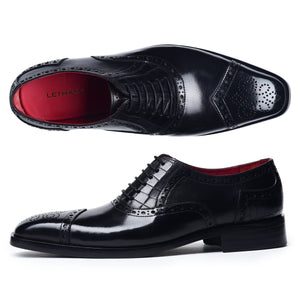 Men's Brogue Oxford - Black