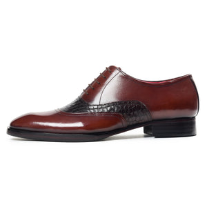 Classic Textured Oxfords - Brown