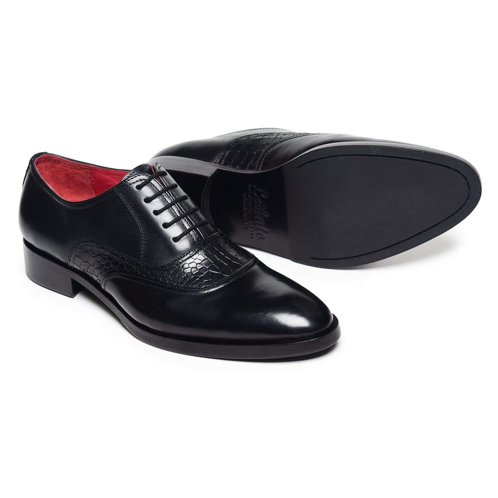 Classic Textured Oxfords - Black