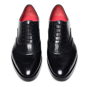 Classic Textured Oxfords - Black