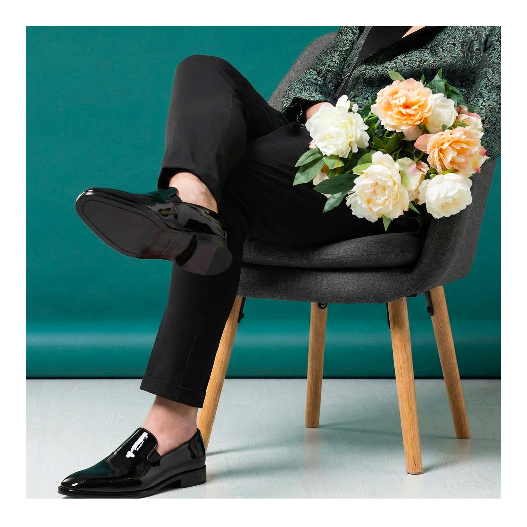 Buy Lethato Venetian Loafers - Patent Black