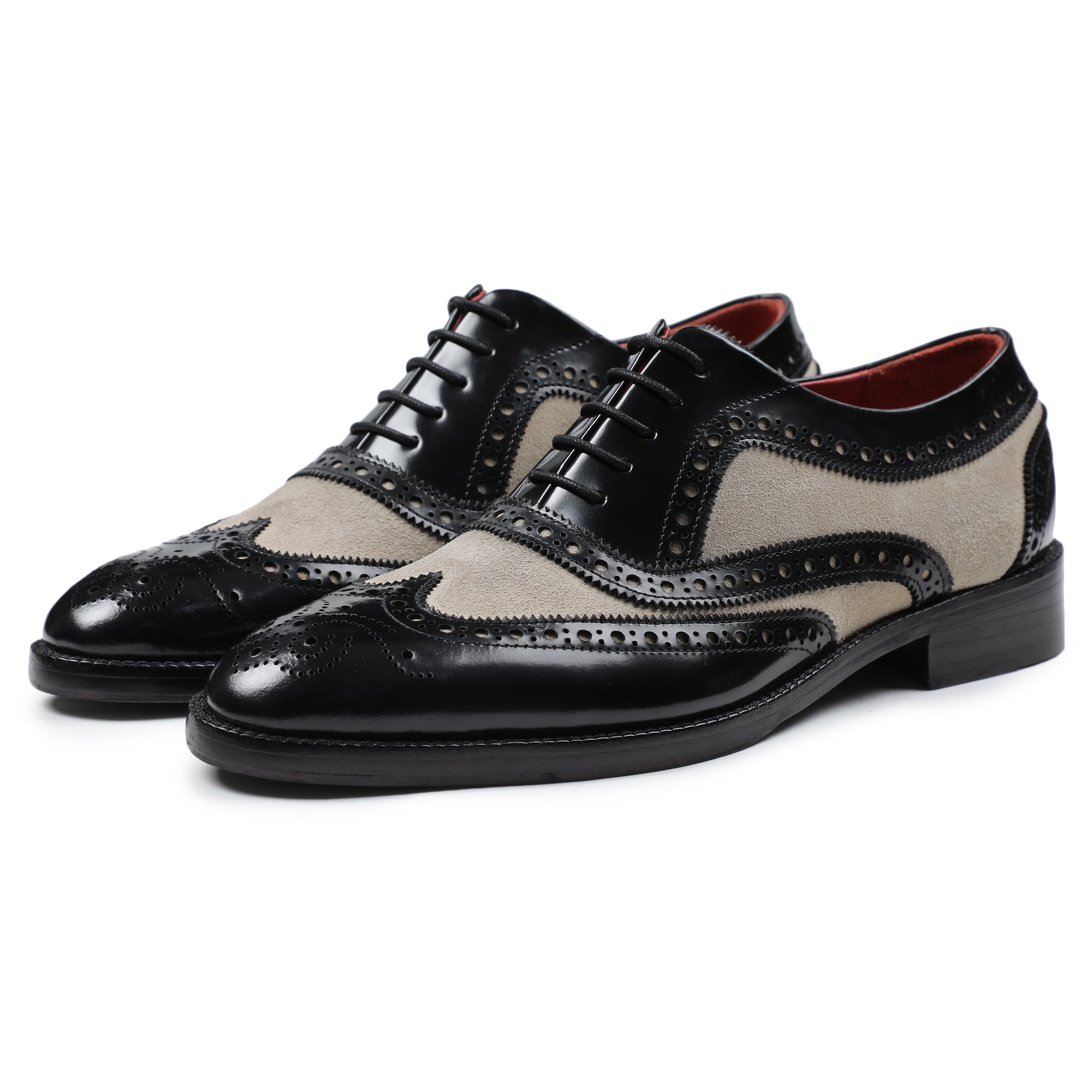 Wingtip Brogue Oxford- Tan | Italian Dress Shoes | Lethato