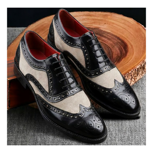 Wingtip Brogue Oxford- Camel