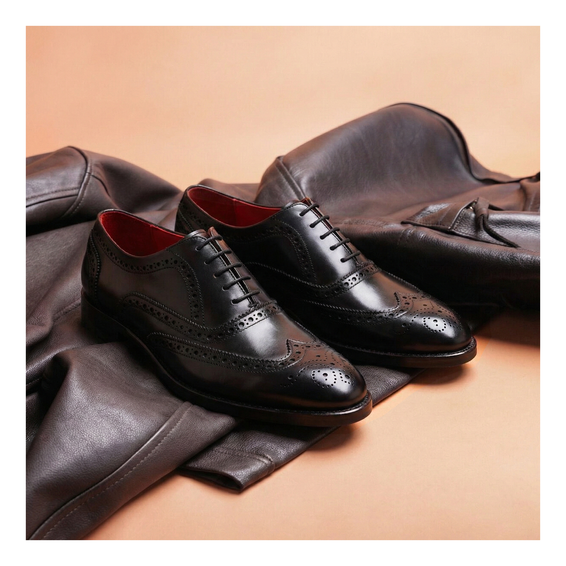 men's black wingtip dress shoes Classic Black Wingtip Oxford Shoes HolloMen