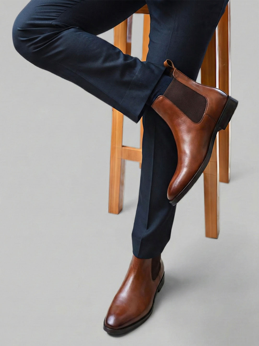 Mens Chelsea Boots- Tan