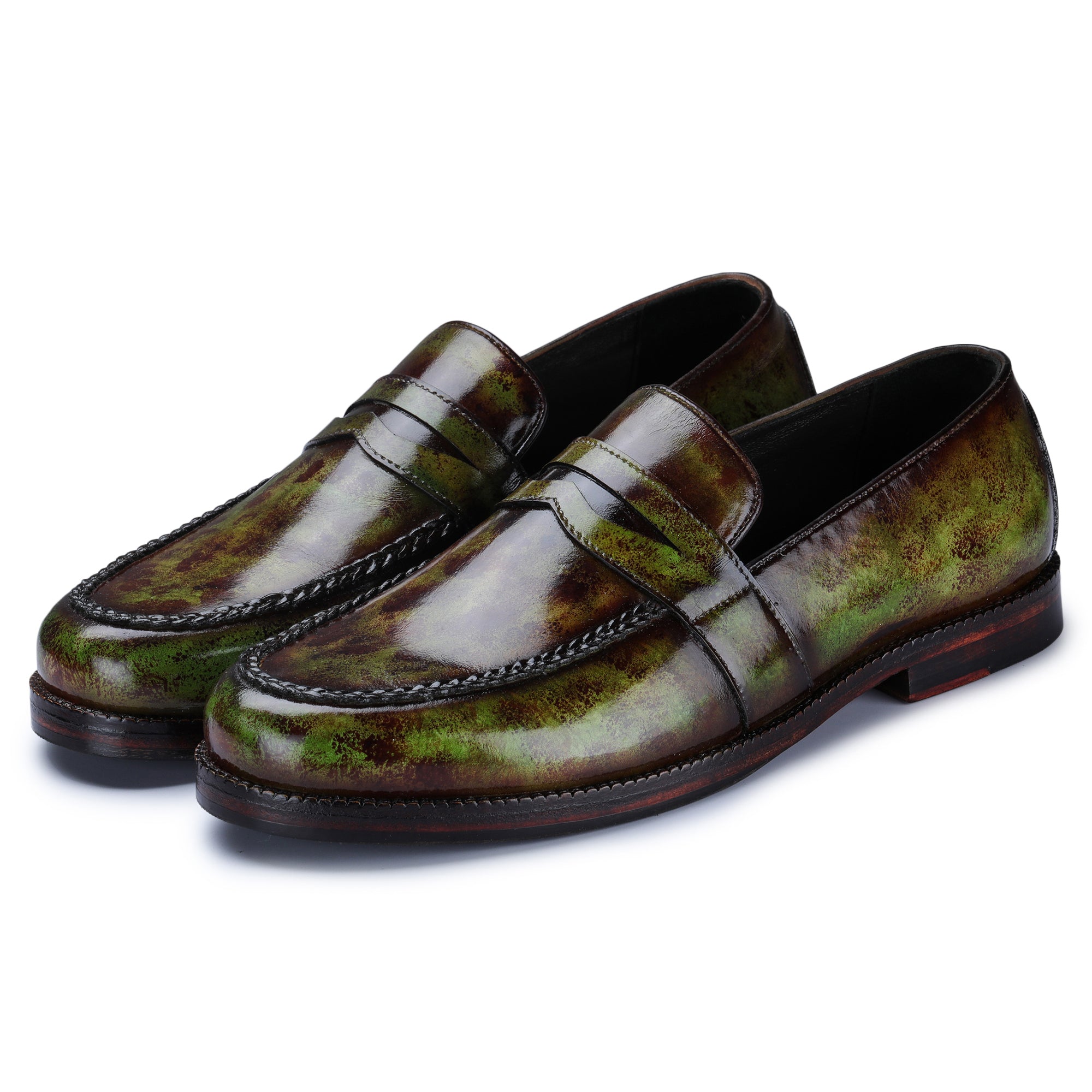 Prada Men's Solid Alligator Dress Shoes