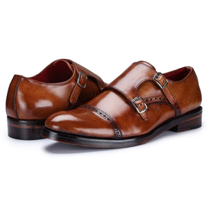 Double monk strap shoes uae Clearance