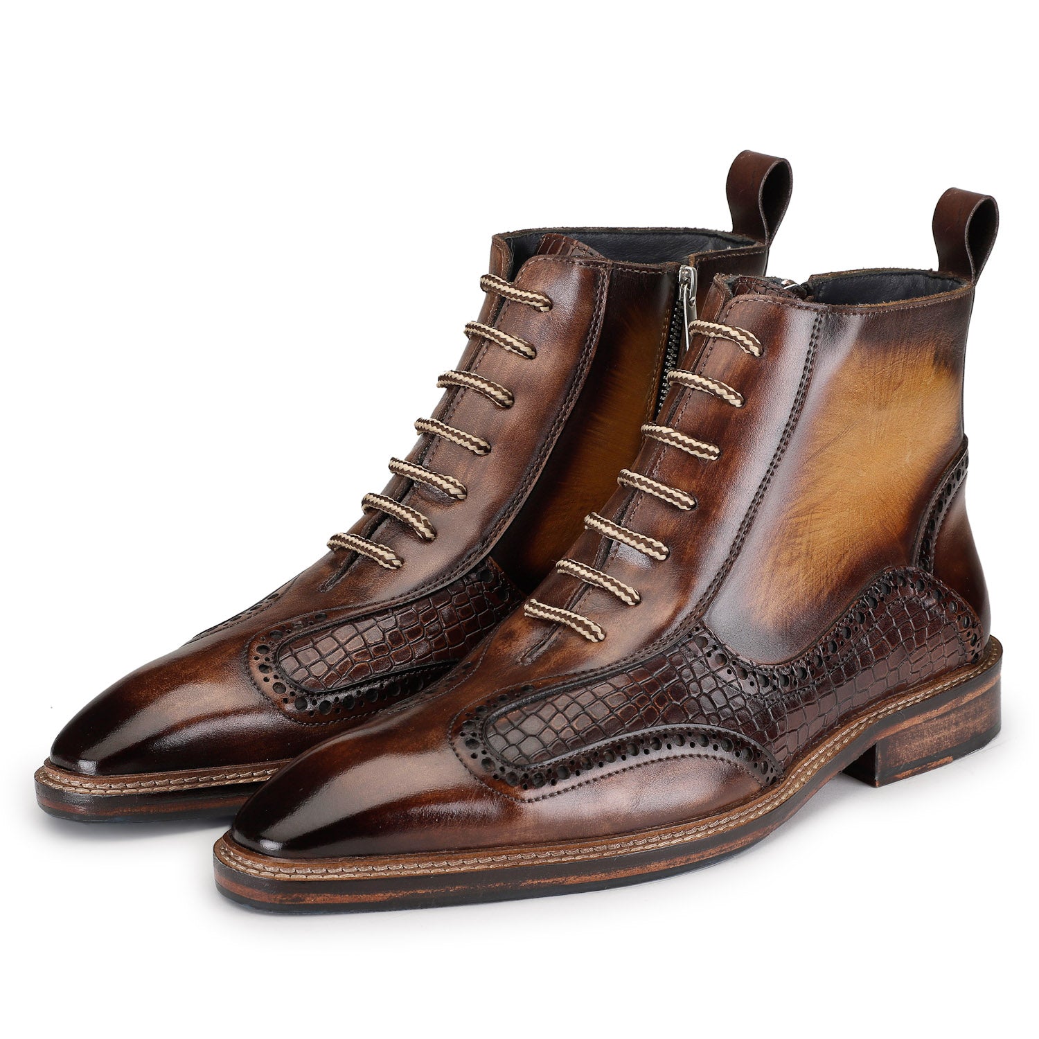 lace up dress boots mens Florsheim Shoes Orlando Cap Toe Boot Black Suede Size 44 Youre going to like the way you look in these Stacy Adams mens boots from Mens Wearhouse. Leather Lace Up Cap Toe