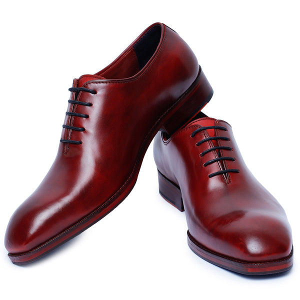 Wholecut Oxford - Wine Red/Oxblood Shoes | Groomsmen Shoes | Lethato