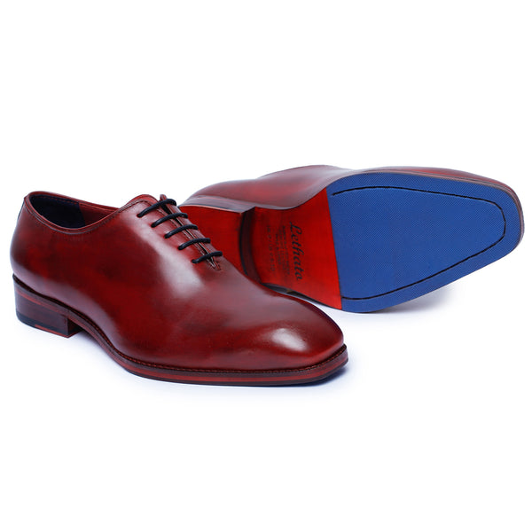 Wholecut Oxford - Wine Red/Oxblood Shoes | Groomsmen Shoes | Lethato