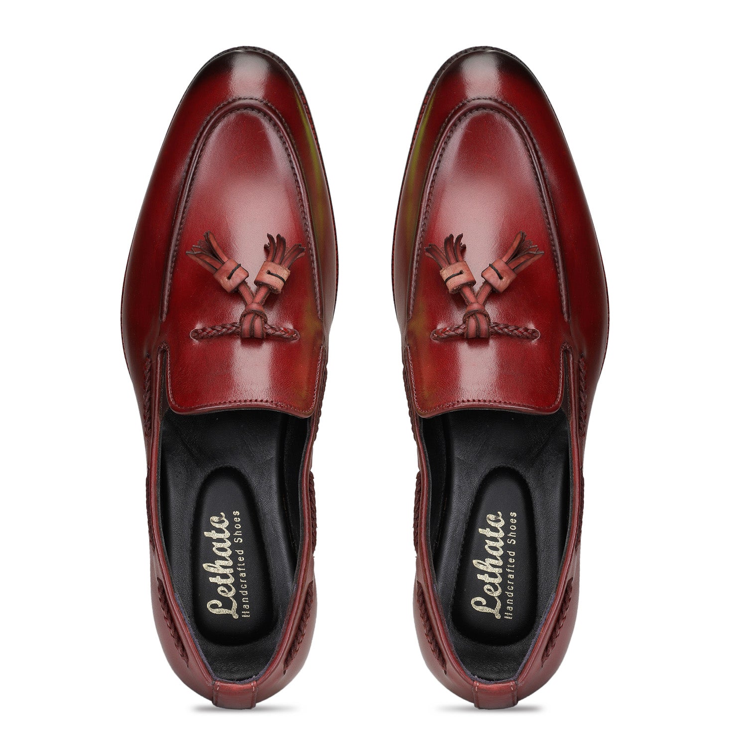 Men's Tassel Loafers - Wine Red | Lethato STANDARD / US 10.5-11 / UK 10 / Wine Red Men's Tassel Loafers - Wine Red | Lethato STANDARD / US 10.5-11 / UK 10 / Wine Red