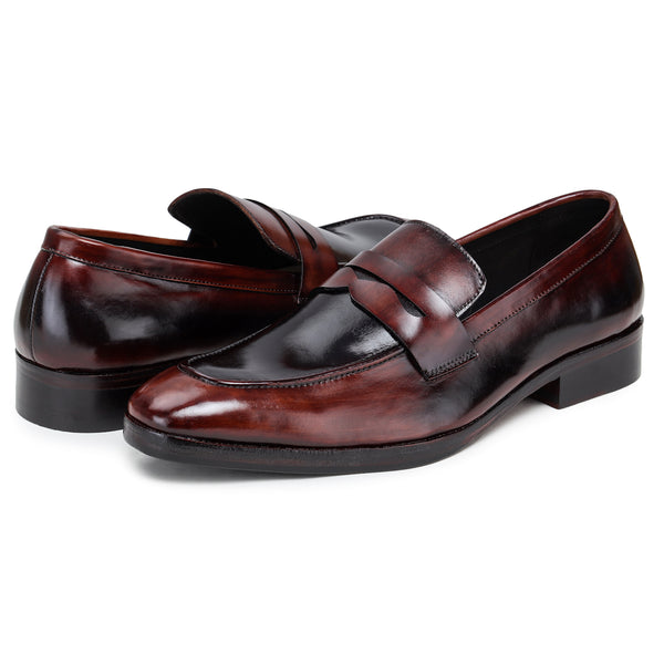 Buy Lethato Penny Loafers - Brown