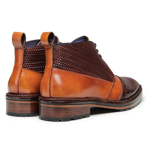 Classic Chukka Boots- Tan & Brown